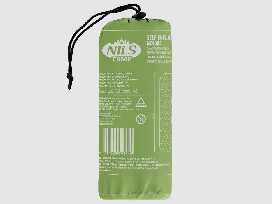 NC4005 Samonapowalna Mata do Spania Jasnozielona