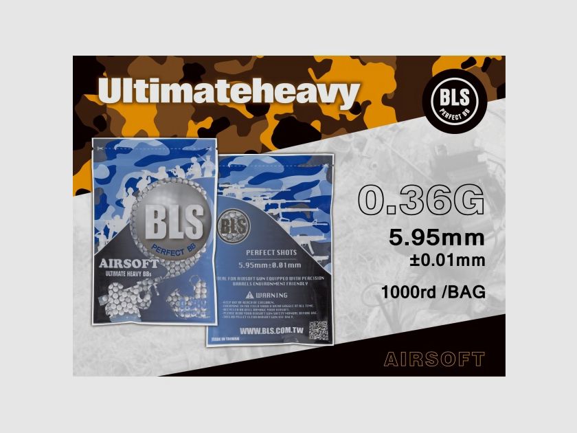 0,36G - BLS BIO BB'S 1000 Schuss, weiß