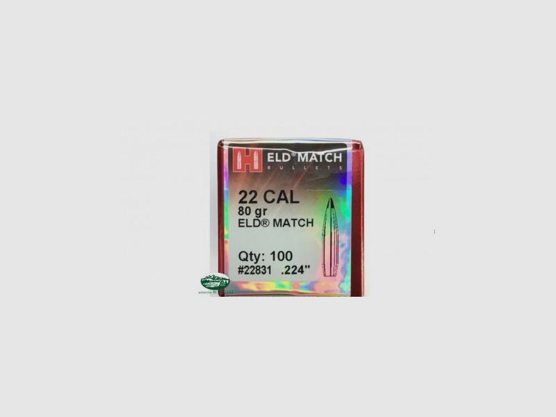 HORNADY Geschosse ELD-MATCH Kal.22 80gr - 22831