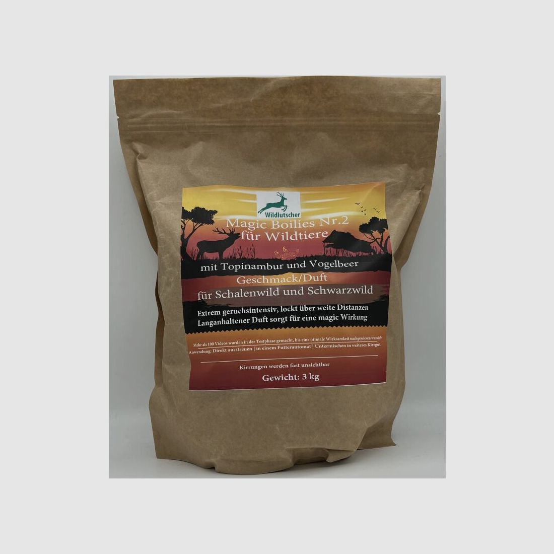 Wildlutscher Magic Boilies Nr.2 Topinambur/ Vogelbeere 3kg