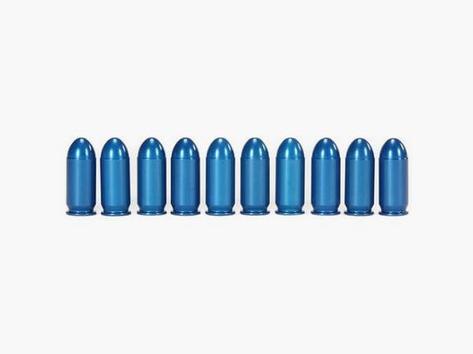 A-Zoom Dummy Round Aluminum Anodized .380 ACP 10 Pieces