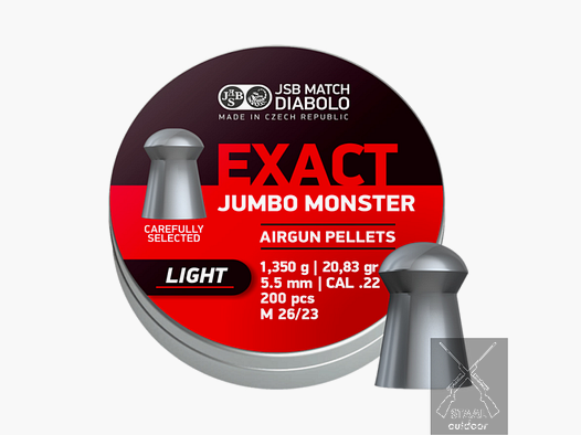 JSB Exact Jumbo Monster Light 5,52 mm