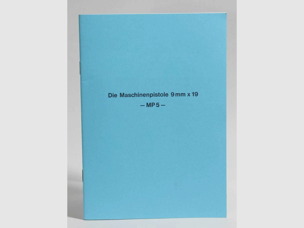 Waffenzubehör Handbuch HK MP 5 Nachdruck Dienstvorschrift