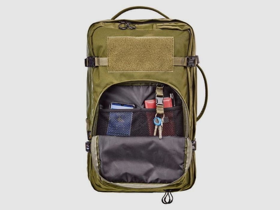 Mochila de viaje Bergara 30l verde oscuro