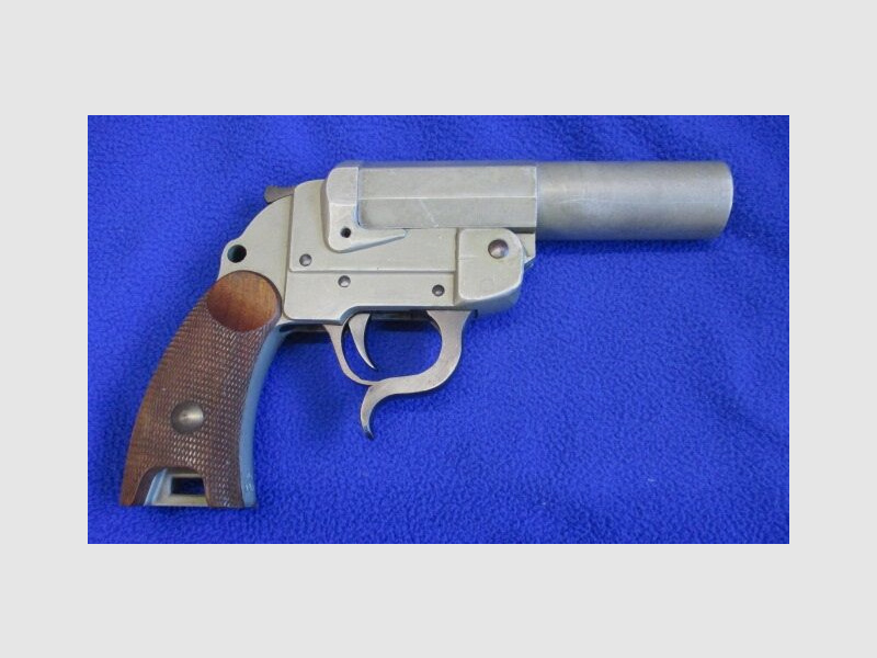 Signalpistole Heym -ehemalige Behördenwaffe- mit Tasche SigPi