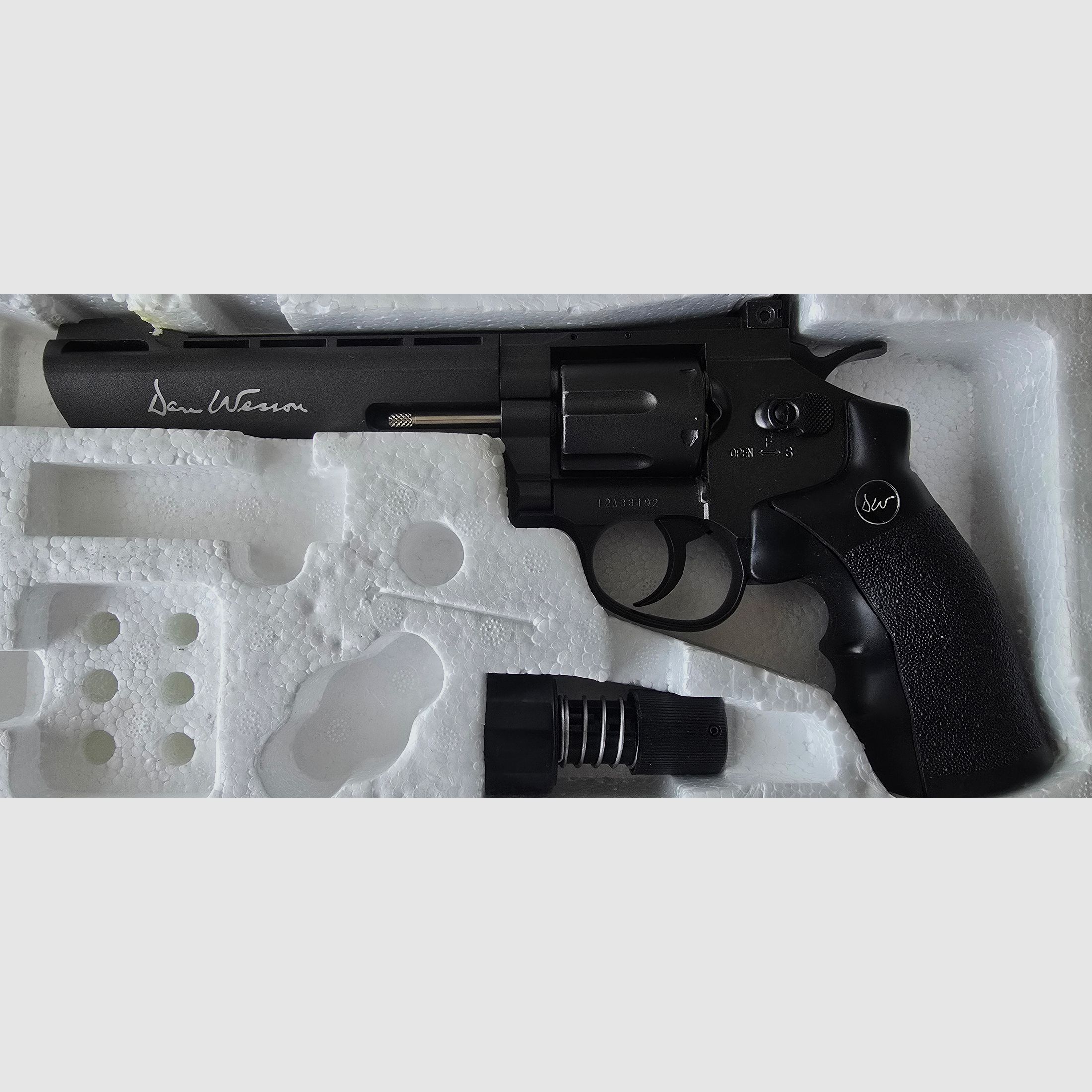 Softair Dan Wesson 6" w.Neu 1x benutzt in OVP