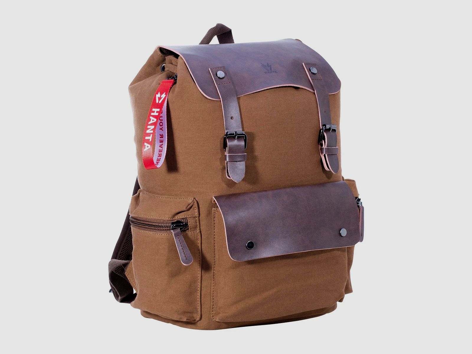 Hanta Hanta Nature Rucksack Canvas 25 L braun