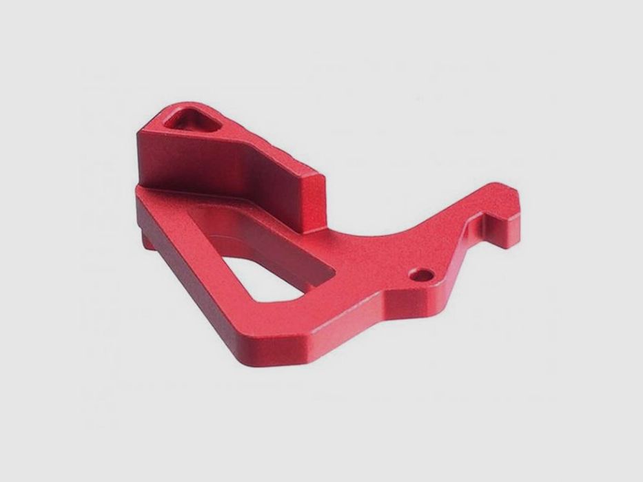 STRIKE INDUSTRIES EXTENDED CHARGING HANDLE LATCH, RED, imagen 3 de 4