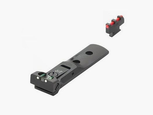 Set mirino LPA TXT nero Fiber S&W N