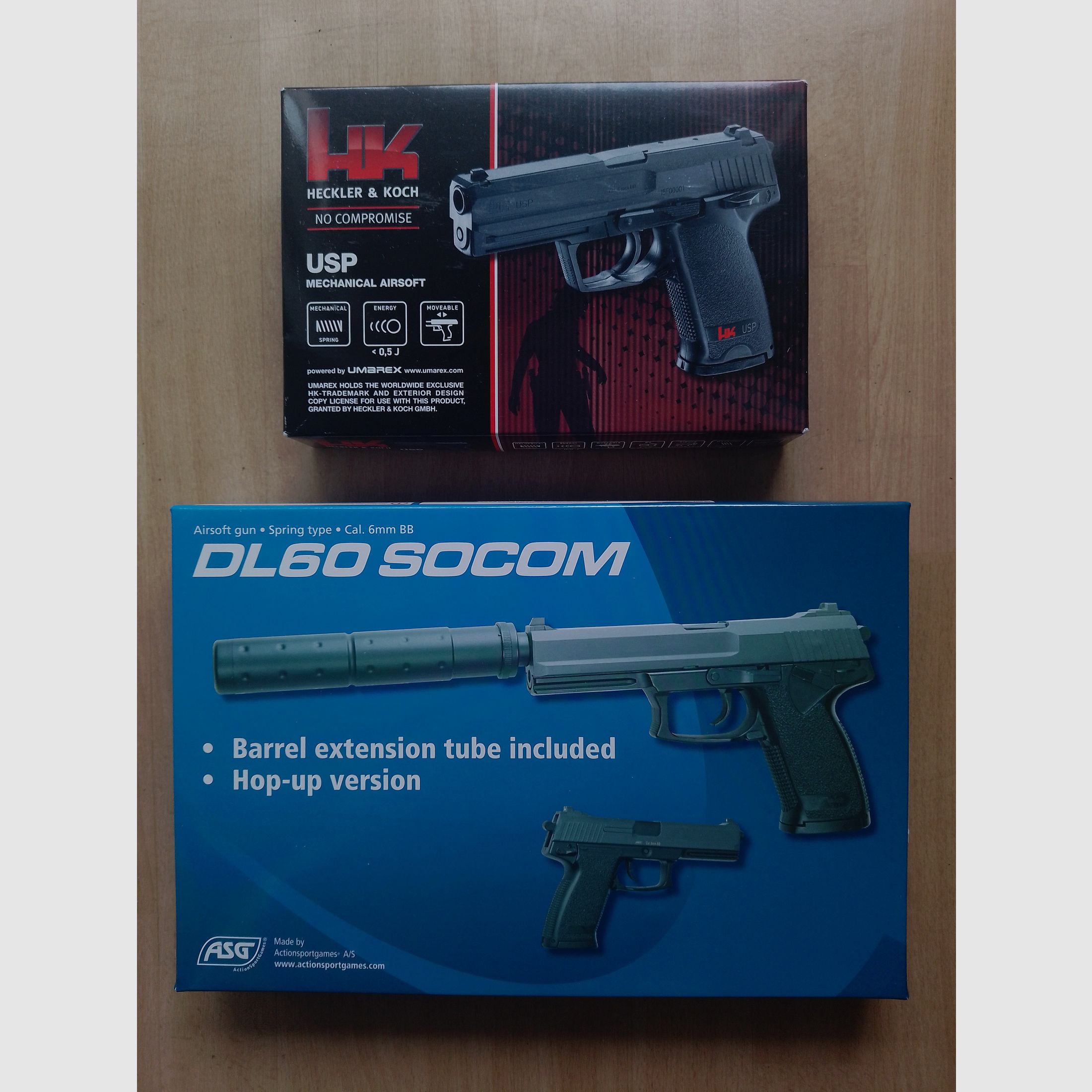 HK USP  & HK MK 23   Federdruck 