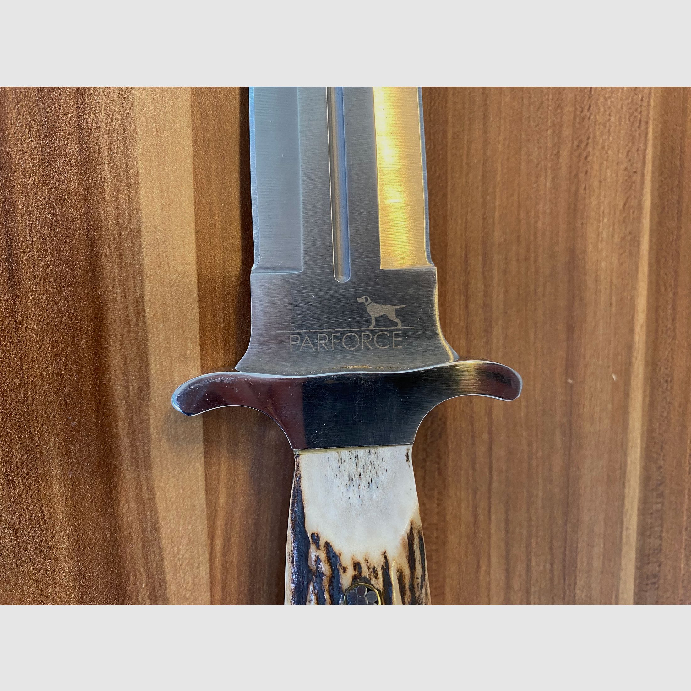 Parforce Saufänger Hirschfänger Sautöter Hirschtöter Jagd Messer Boar Hunter Hatz-Watz Hirschhorngriff
