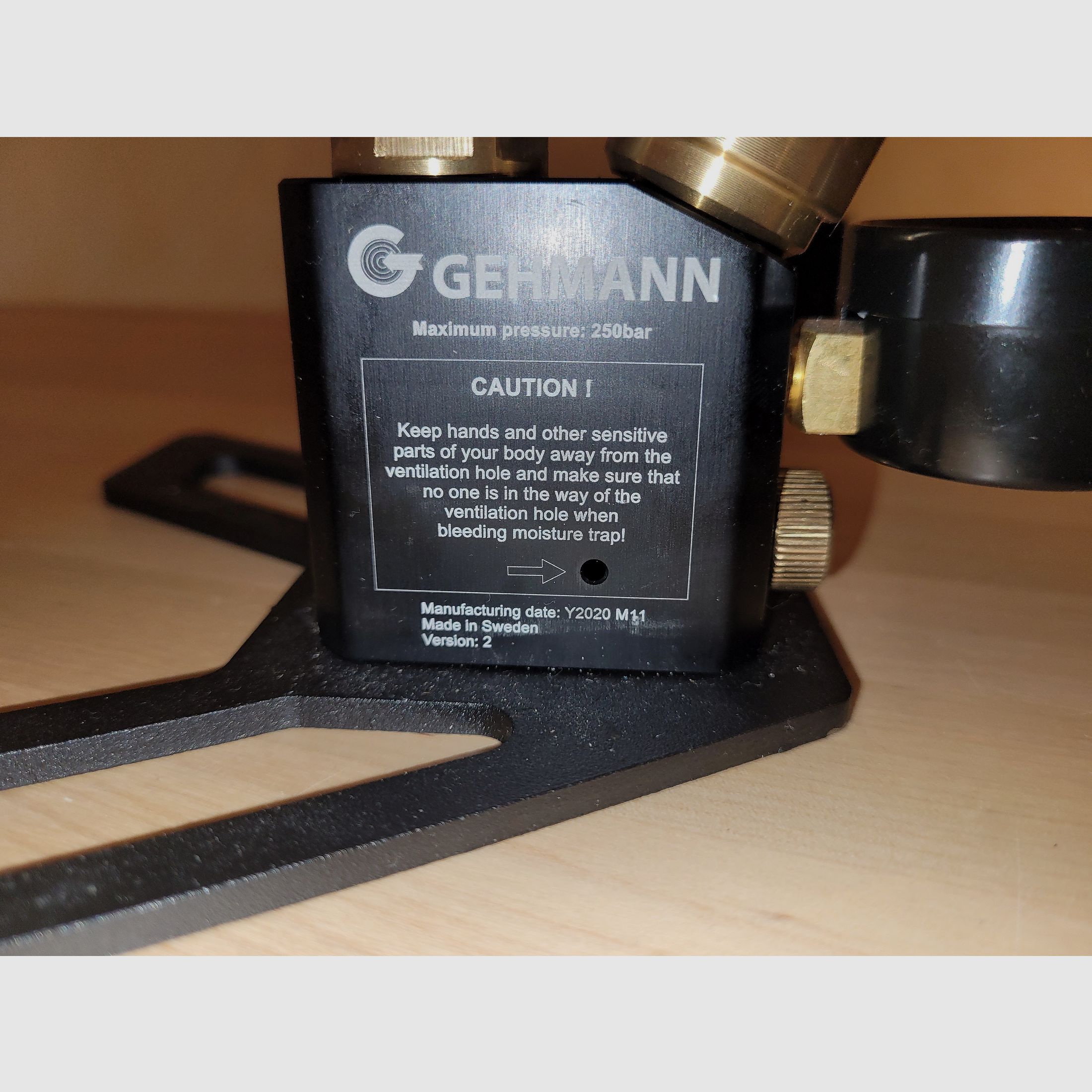 Gehmann air pump filling adapter Brocock