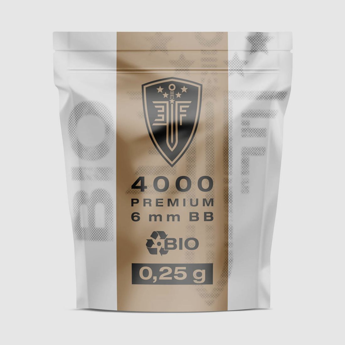 ELITE FORCE PREMIUM BIO BB'S - 6MM - 0,25 G - 4000 COUPS