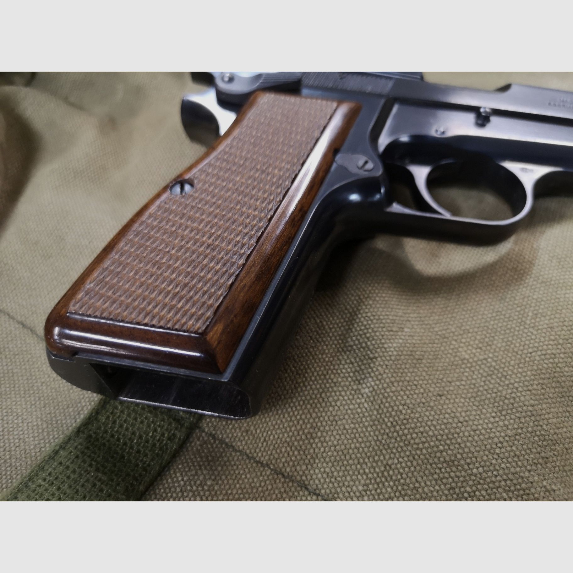 Browning High Power 9mm Para with WS Peters Steel PSWIII .22lr