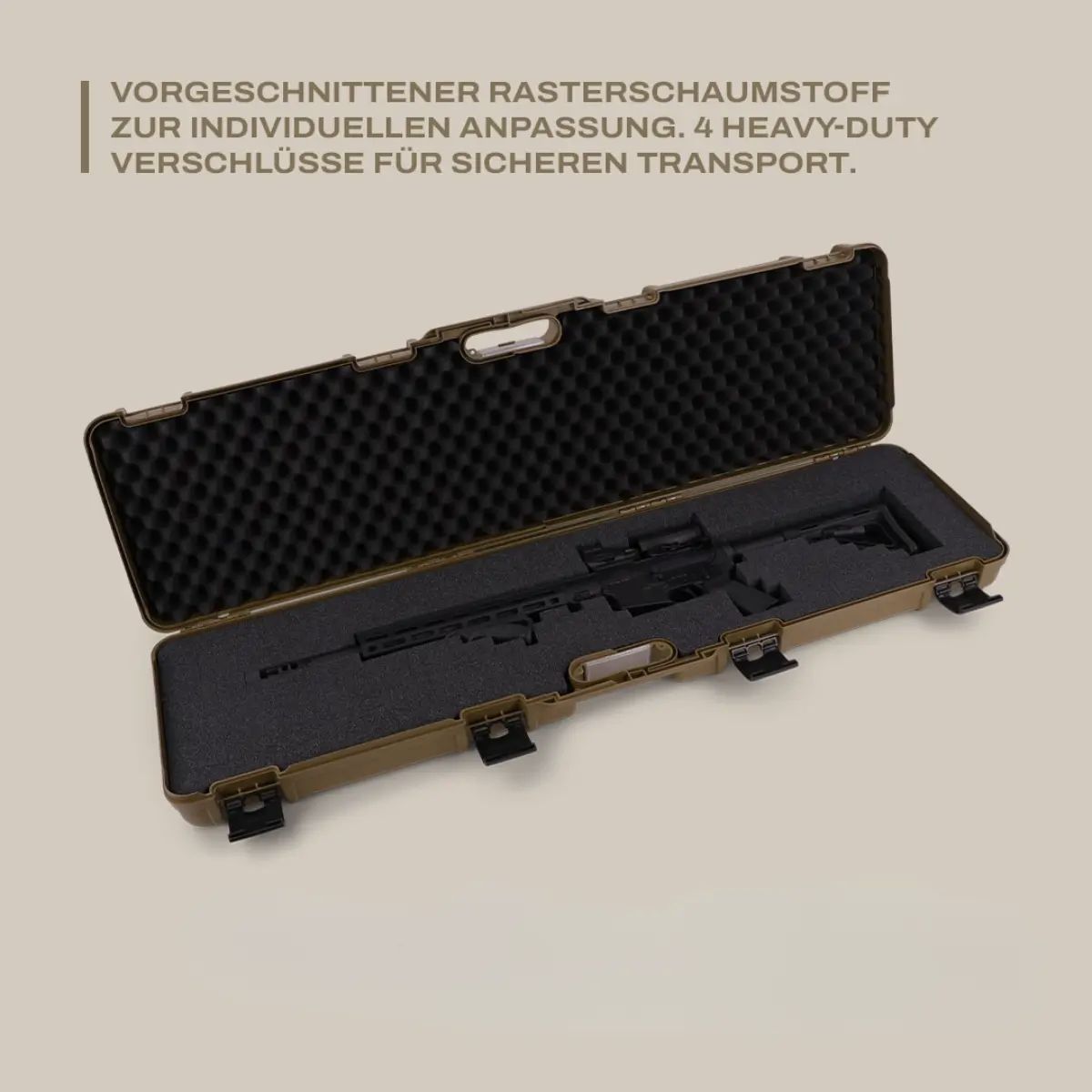 Winter Gewehrkoffer Coyote 107 cm