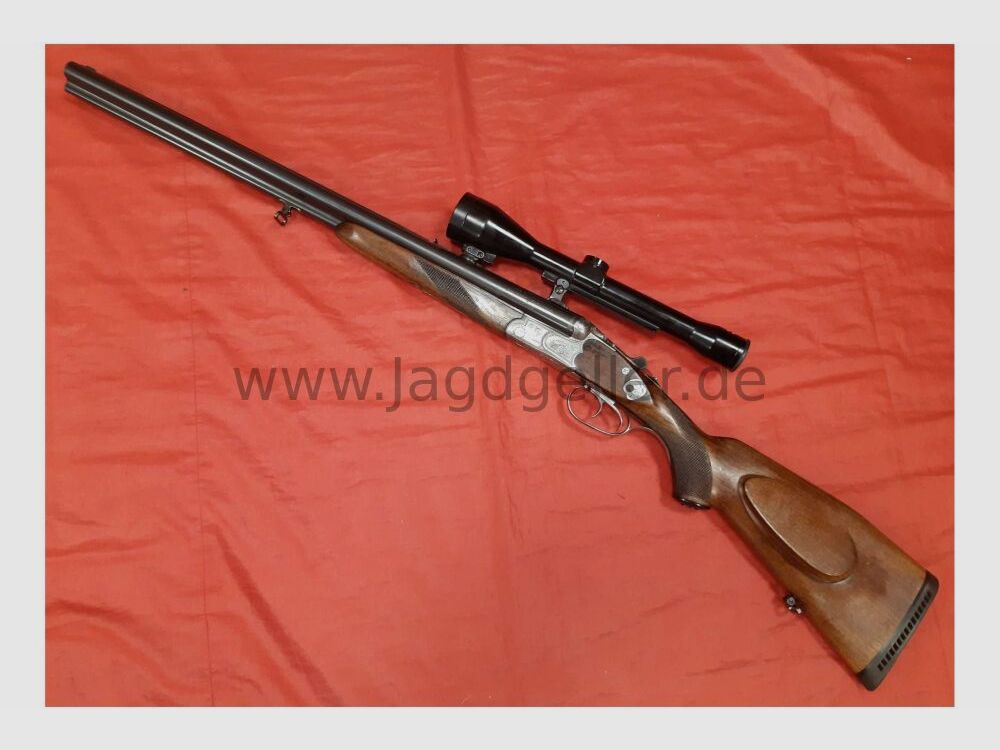 Sauer & Sohn Drilling 7x76R und 16/70 mit 6x46 Zielfernrohr 16/70;7x65R
