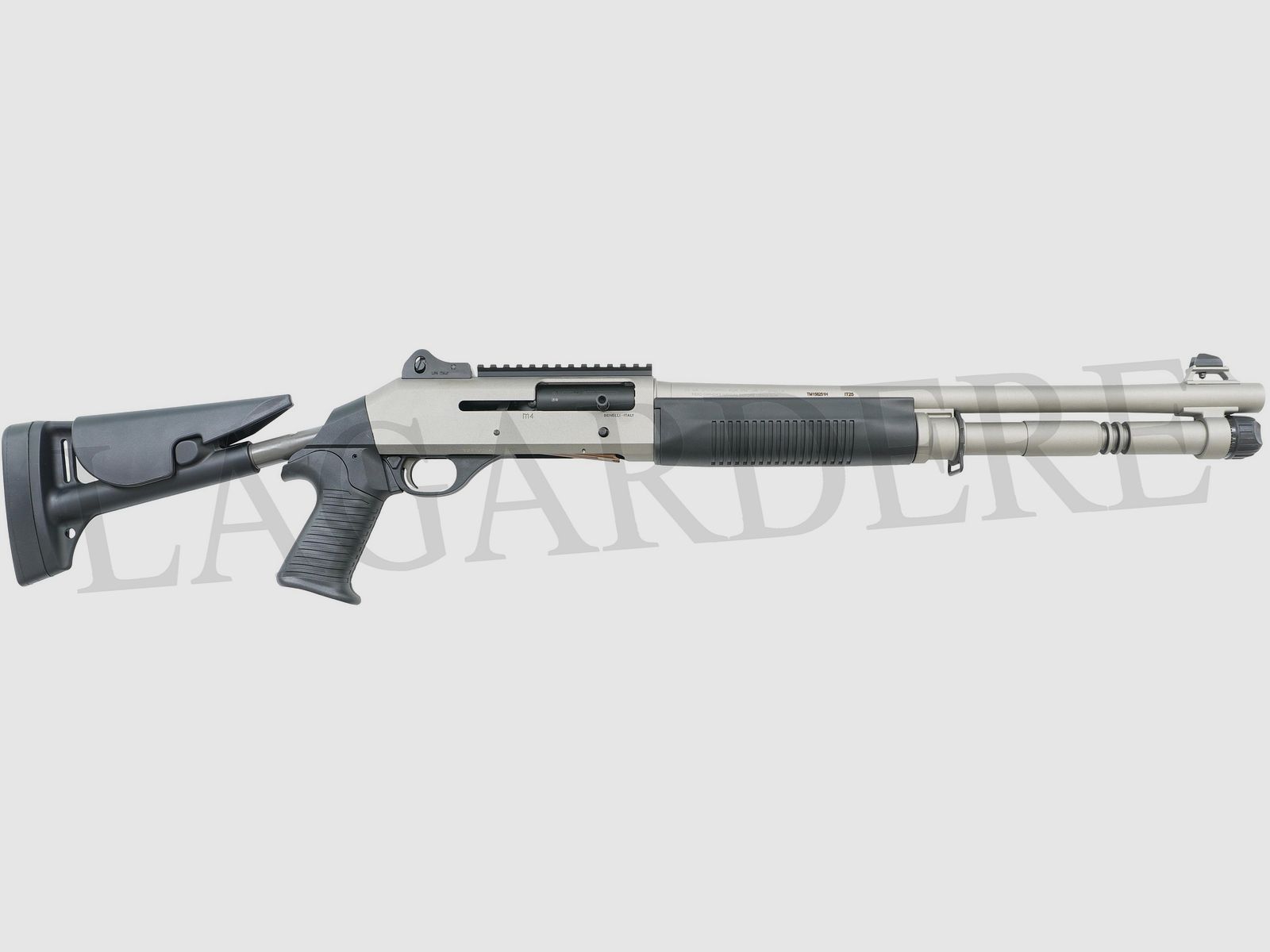 BENELLI M4 SUPER 90 TCT SILVER 18.5" (SHOTGUN WITH SMOOTH BARREL)