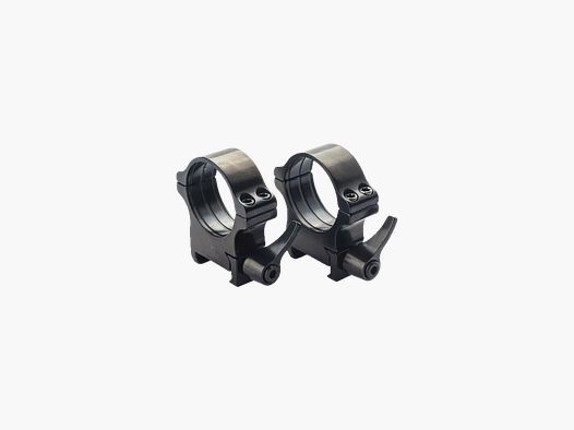 Montaje de anillo Rusan para Weaver/Picatinny con liberación rápida juego de 2 piezas