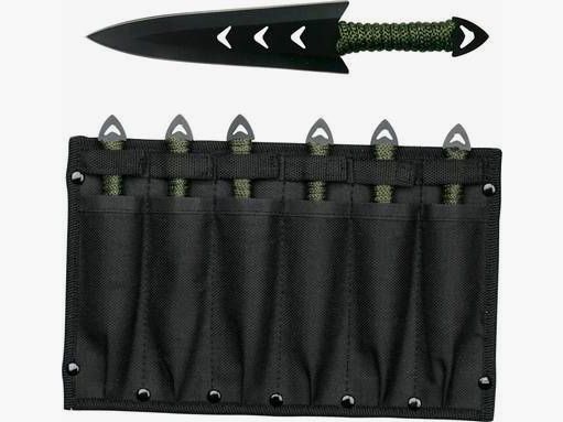 Wurfmesserset mit Halter