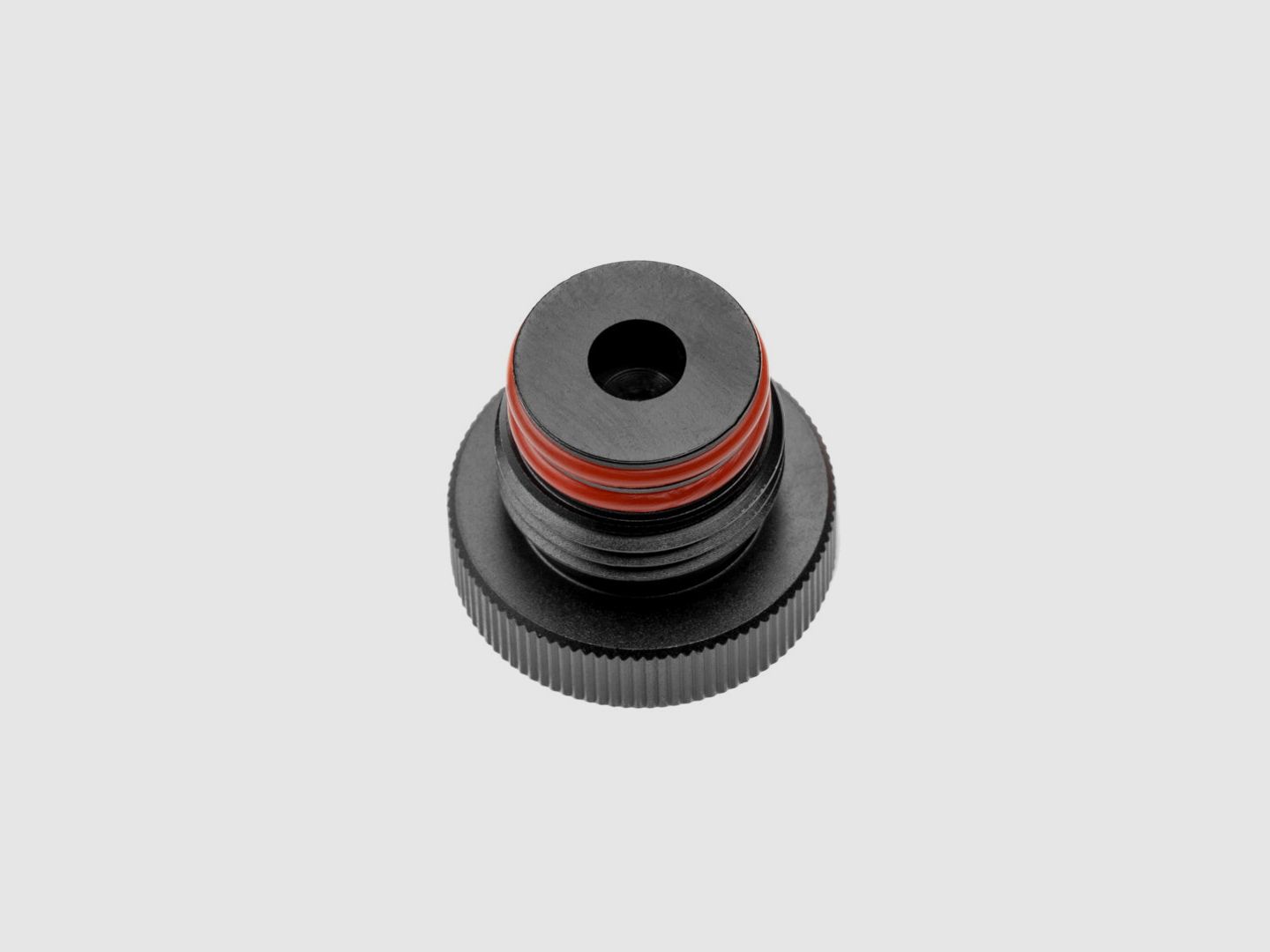 SMALL CO² CAP | FSC / FSC XP / Pistelle X-68 / IntruBuster.68 / Beeman BP50 kompatibel | Aluminium | Schwarz eloxiert