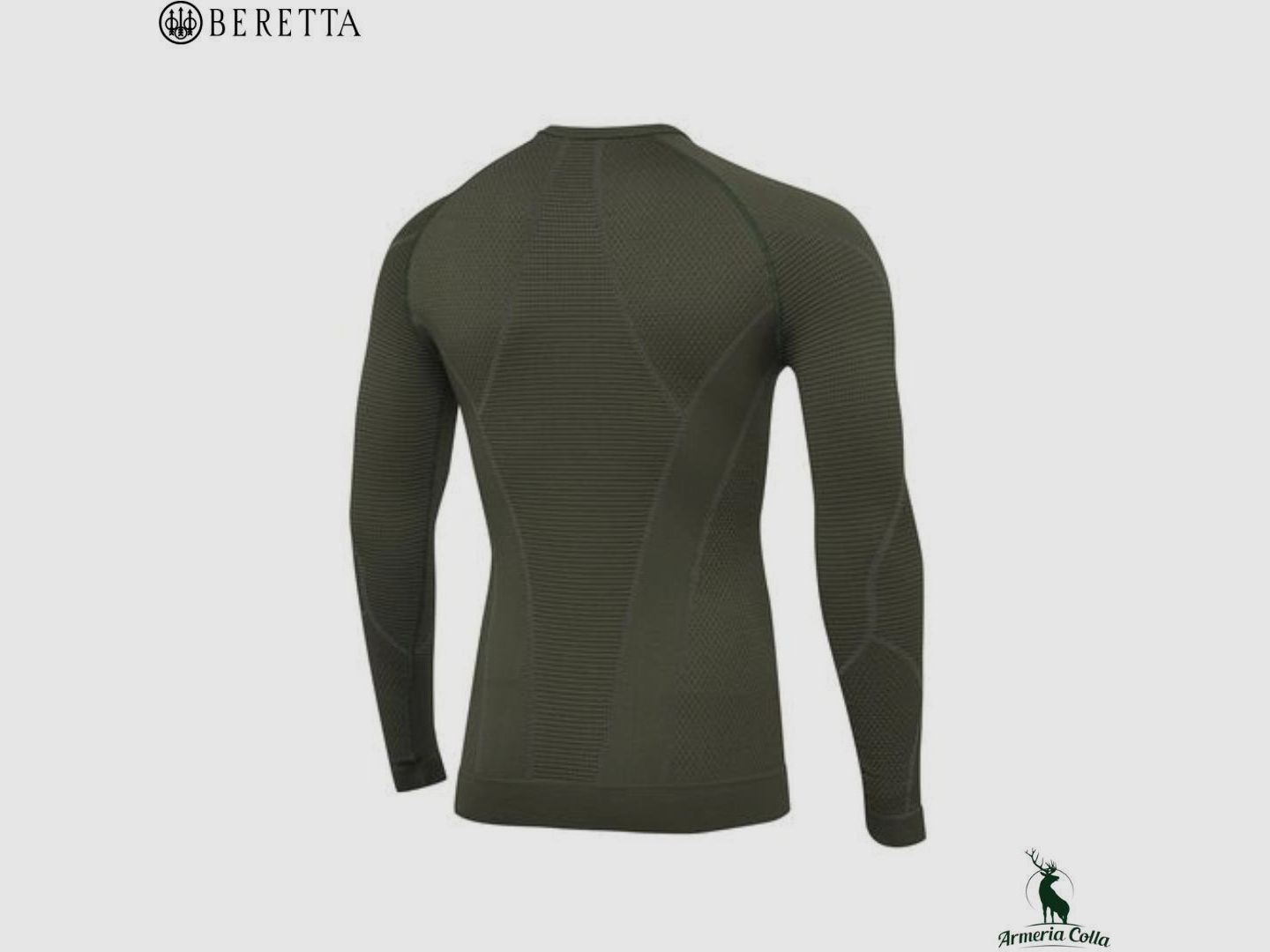 Beretta Maglia Intima Ht Body Mapping 3D L/S Grün Moos, Bild 2 von 3