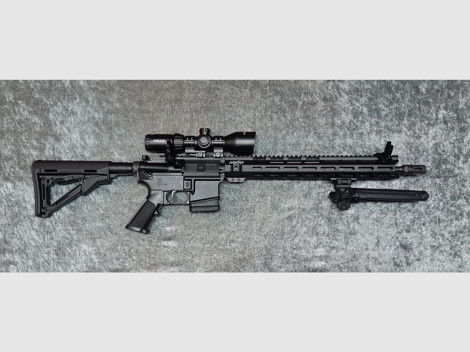 BM Custom AR15 semi-automatic rifle 16" .223 Rem Magpul bipod