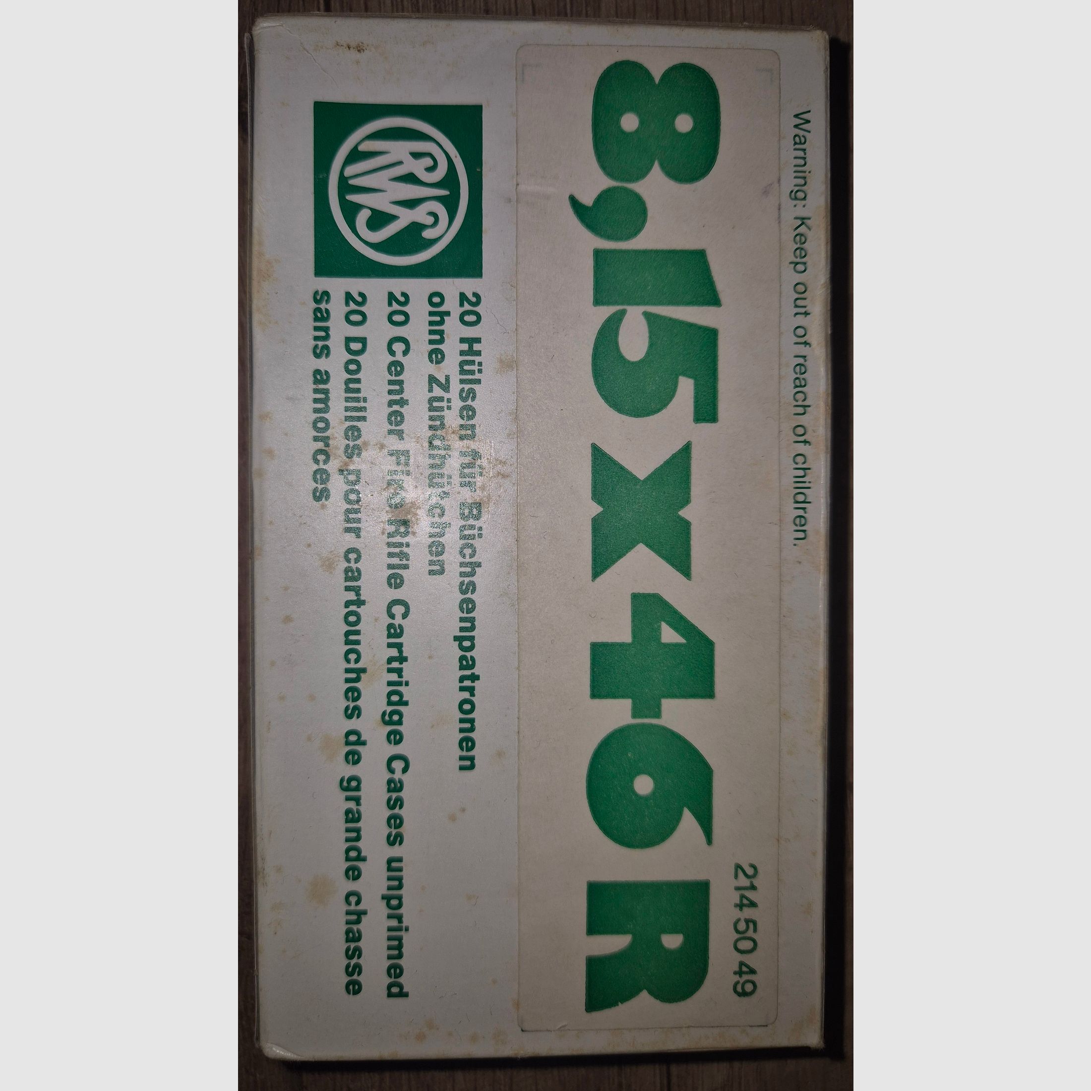 Étuis pour pistolet à feu, 8,15x46R