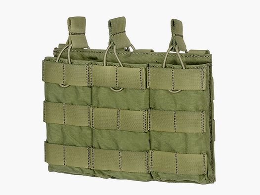 Modular Open Top Triple Mag Pouch For 5.56 - Olive [8FIELDS PREMIUM]