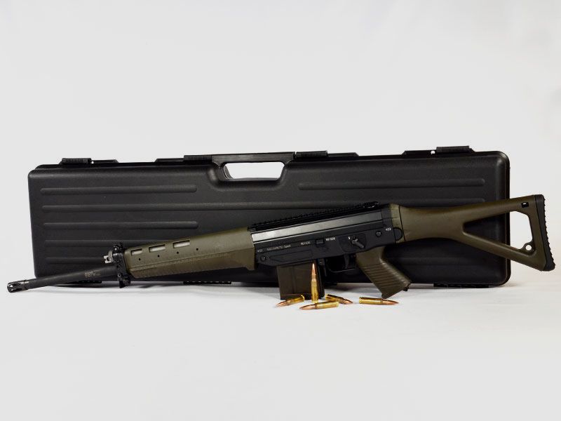 Sig Sauer SG 751 Sport 18" Zwart / Groen (Schoudersteun, Grip, Handguard)