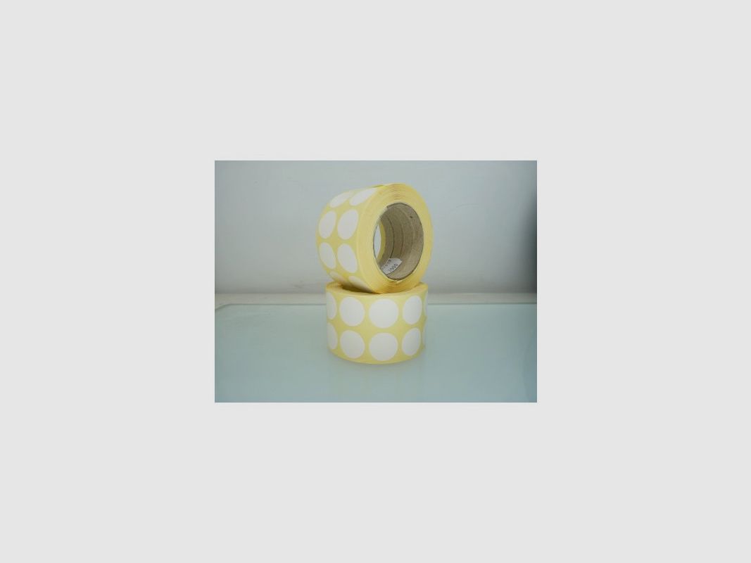 Rouleau de patchs noirs/blancs 20mm 2000pcs., image 2 sur 2