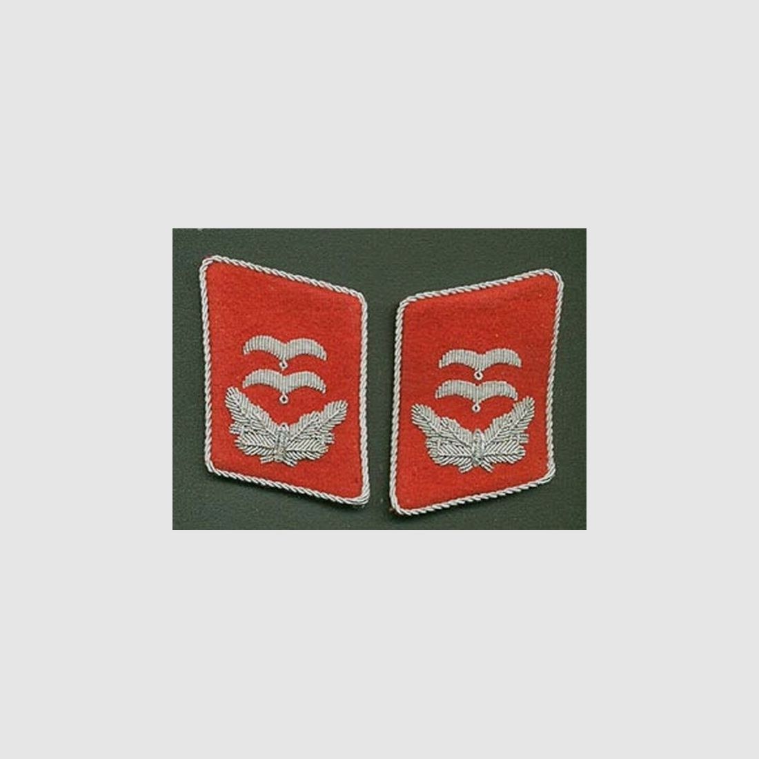 Kragenspiegel Luftwaffe Oberleutnant Flak Repro !!!