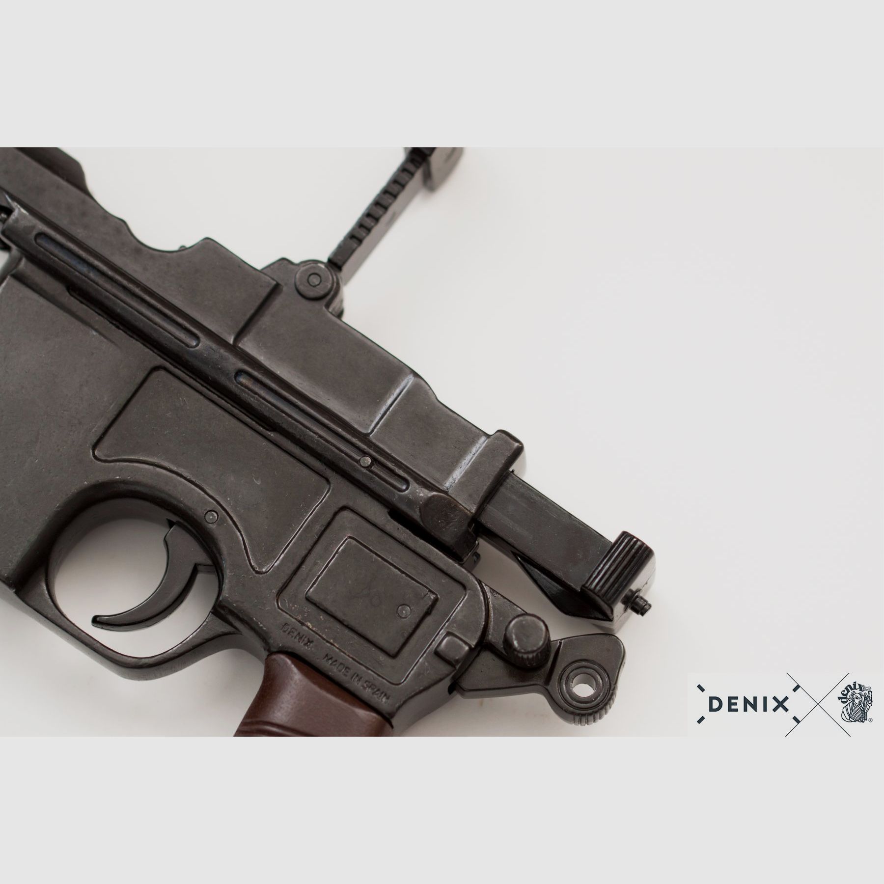 Pistola Mauser C96 – replica Denix, immagine 4 di 8