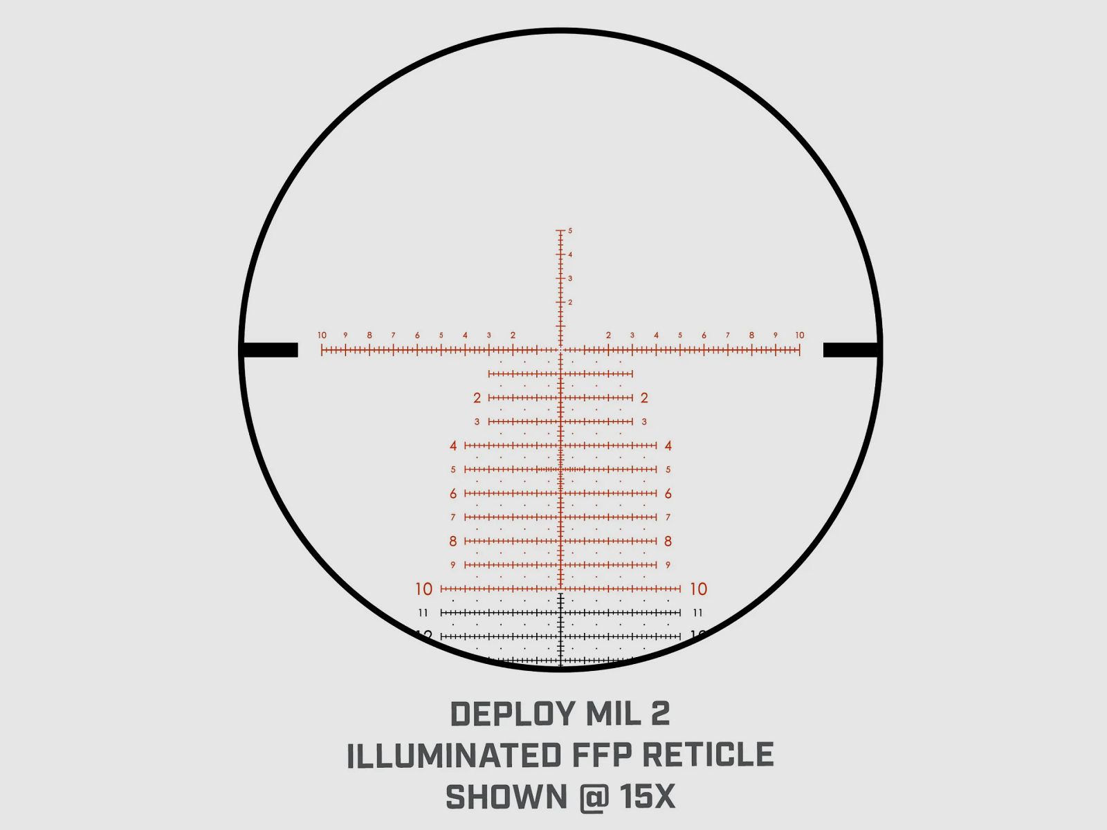 Bushnell Match Pro ED 5-30x56 lunette de tir – Réticule Deploy MIL2 MRAD FFP