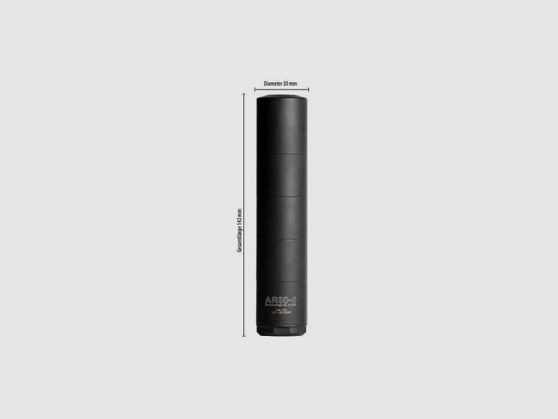 A-TEC Schalldämpfer f. EWB-Waffen AR30-4 (.224/5,6mm) 1/2x28 UNEF