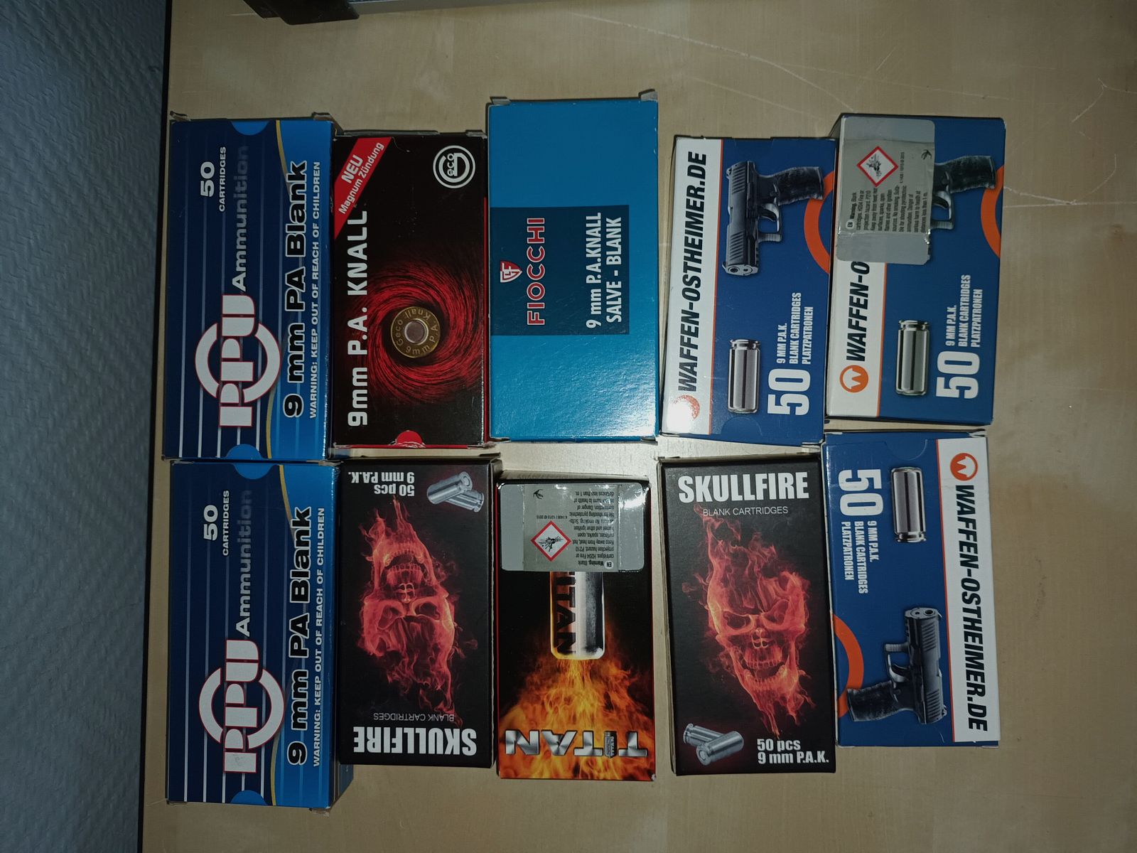 Koffer+Munition inkl. Zubehör