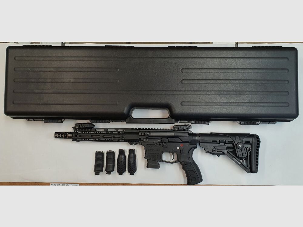 GWMH AG Semi-Automatic Rifle GWMH SPC-HUNTER A4 10" (SWISS PISTOL CARBINE) BLACK Cal..45ACP AR15 Glock Magazine