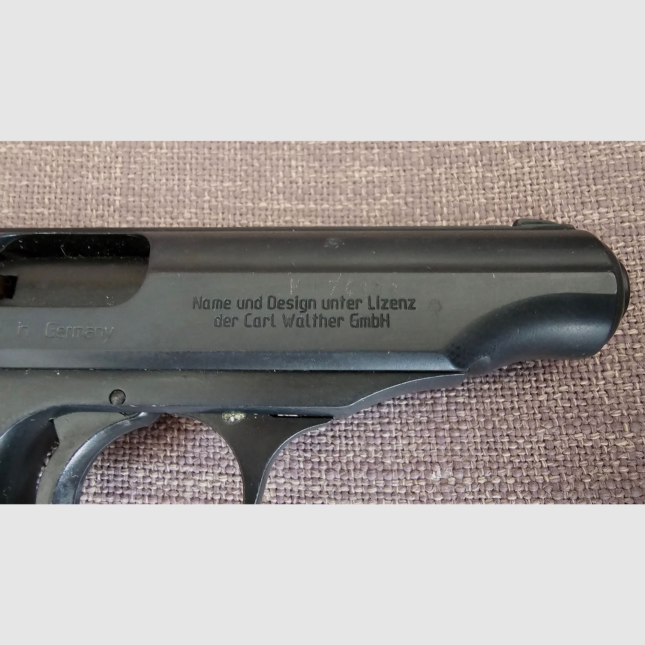 Schreckschusspistole RECK Modell PP Kal. 9mm PAK