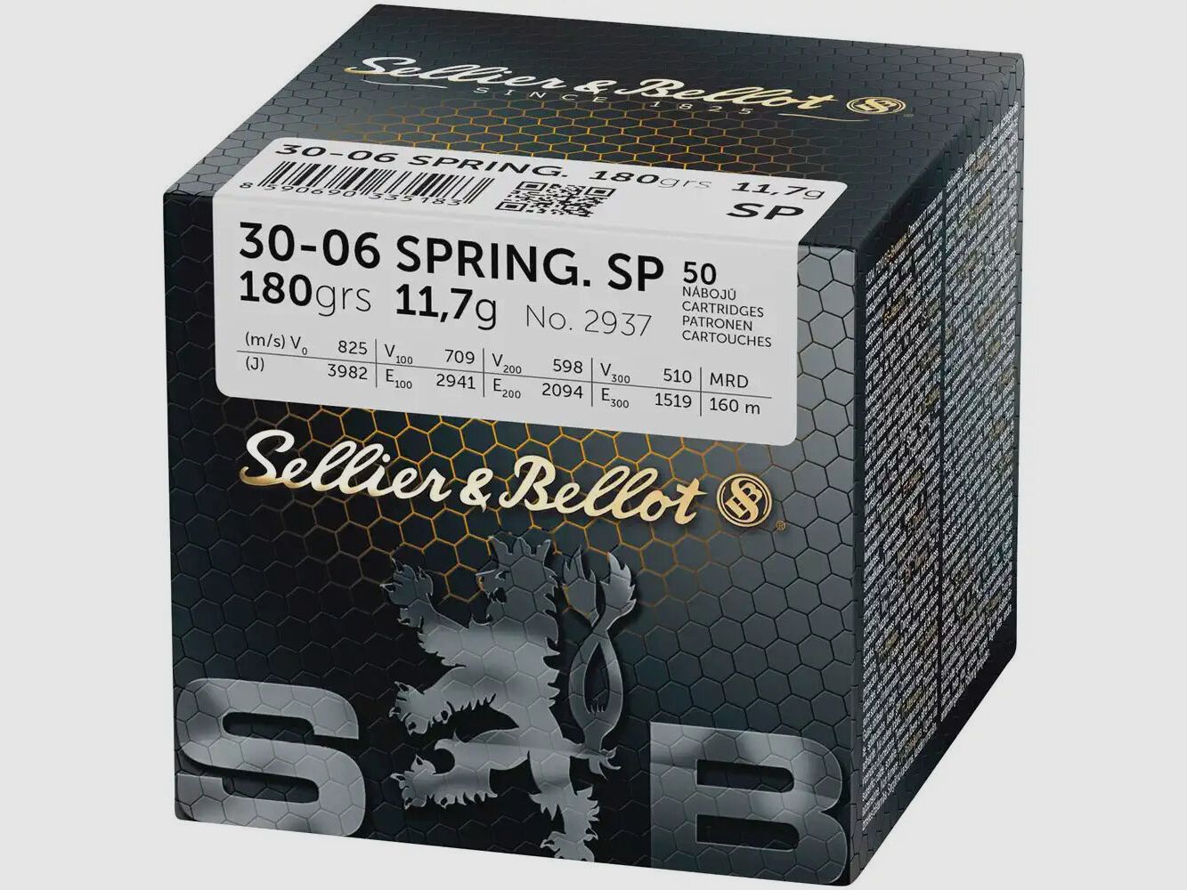 Sellier & Bellot 180grs SP 50STK .30-06Spring