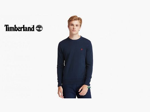 TIMBERLAND Maglia uomo cotone organico blu