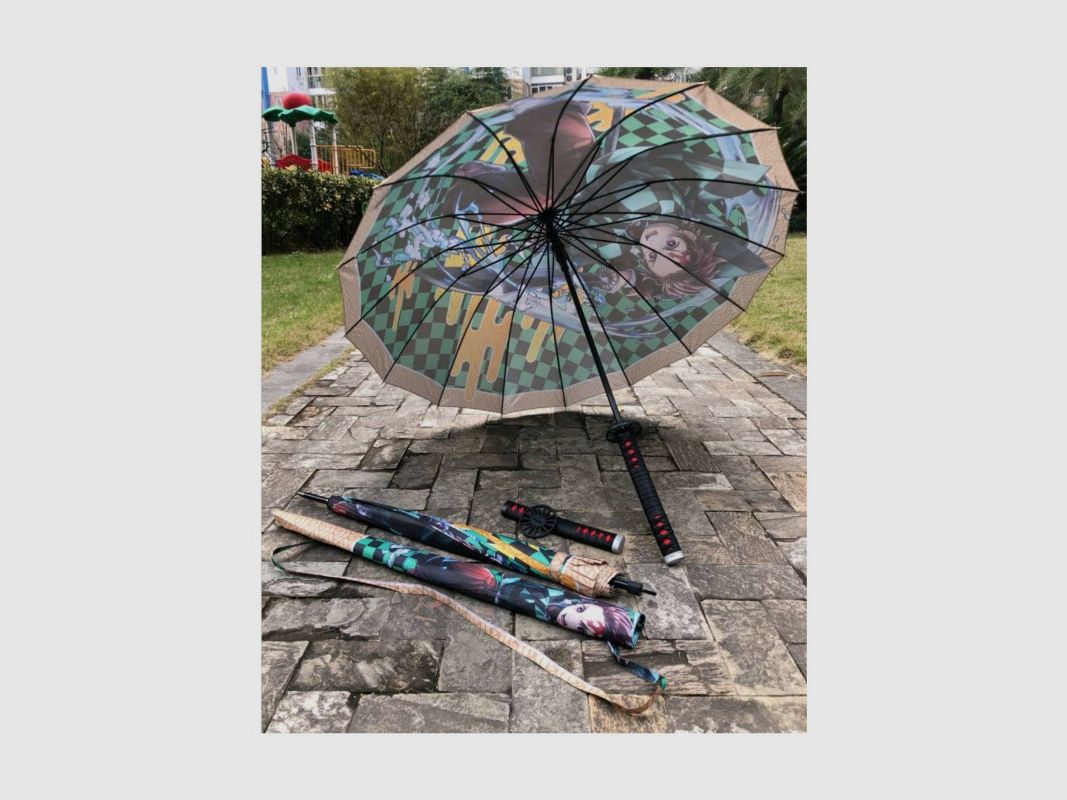 Katana parasol Demon Slayer Kamado Tanjirou