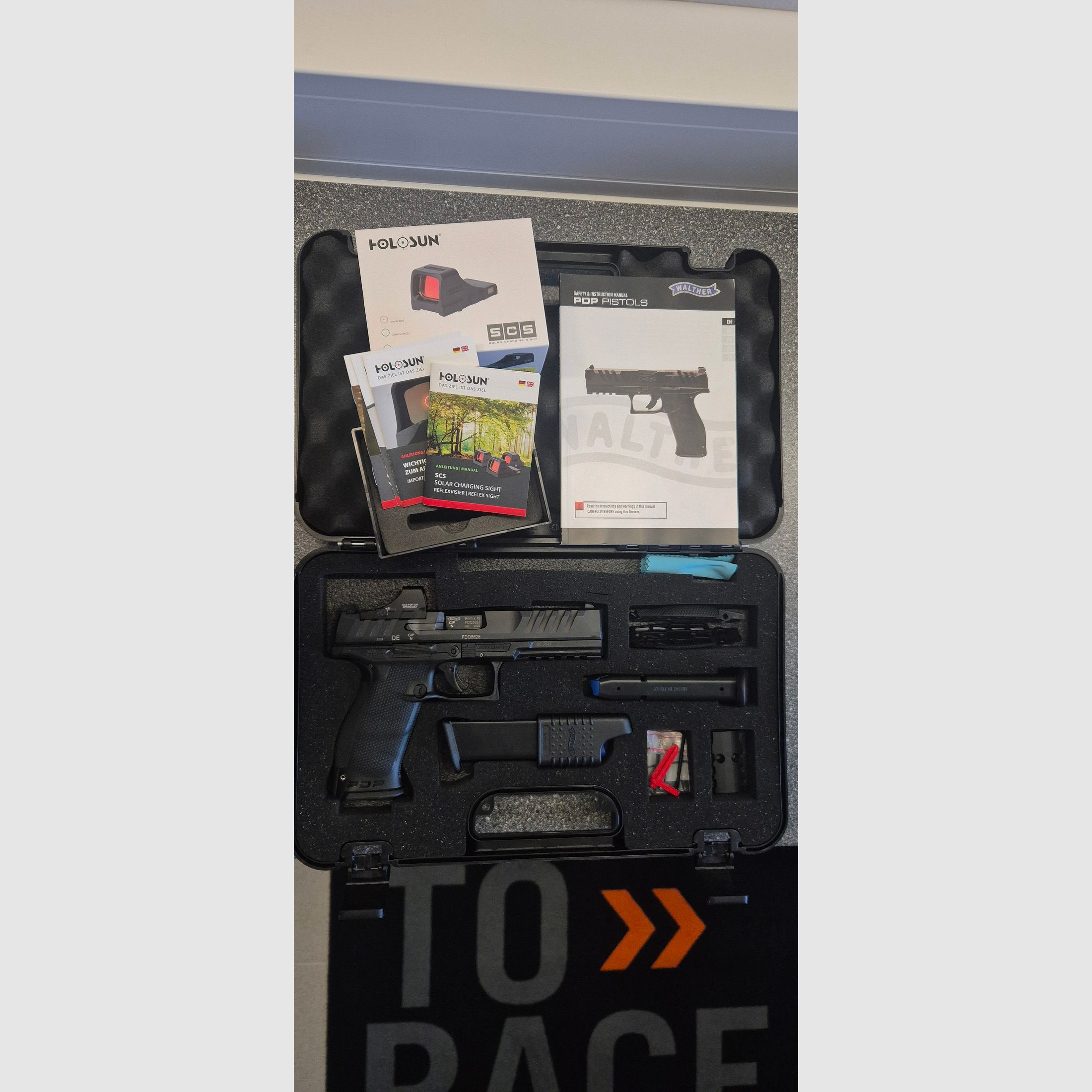 Walther PDP FullSize 5" 9mm Luger + RedDot