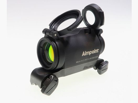 Aimpoint H2 demostrador con montaje de sillín