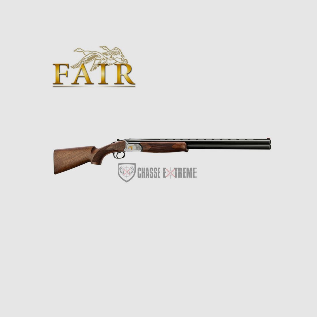 Fucile Sovrapposto FAIR Premier Acciaio Estraibile 71cm Cal 20/76 Calcio a Pistol, immagine 1 di 9