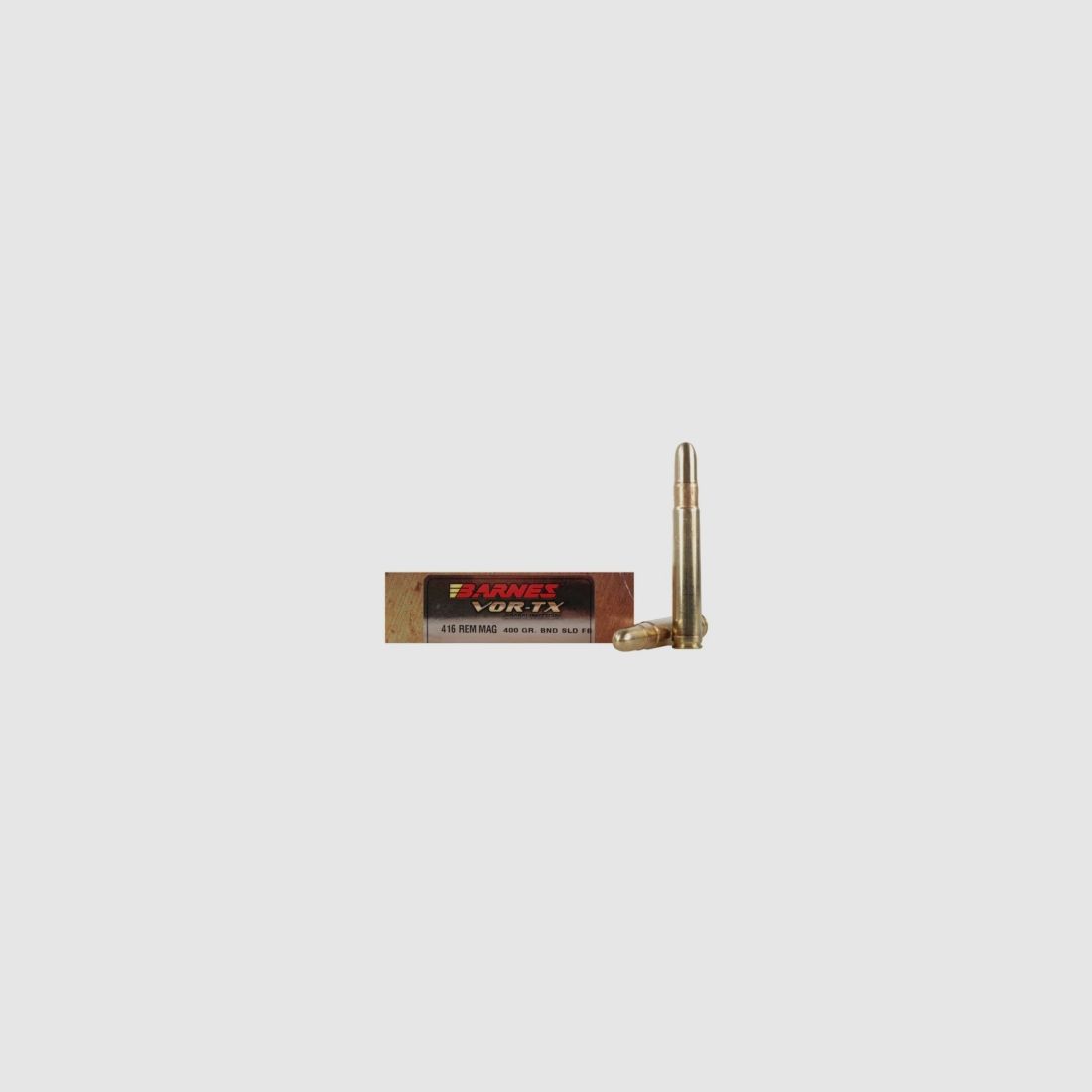 Barnes VOR-TX Safari .416 Rem. Mag. 400GR Banded Solid Round Nose 20 Patronen