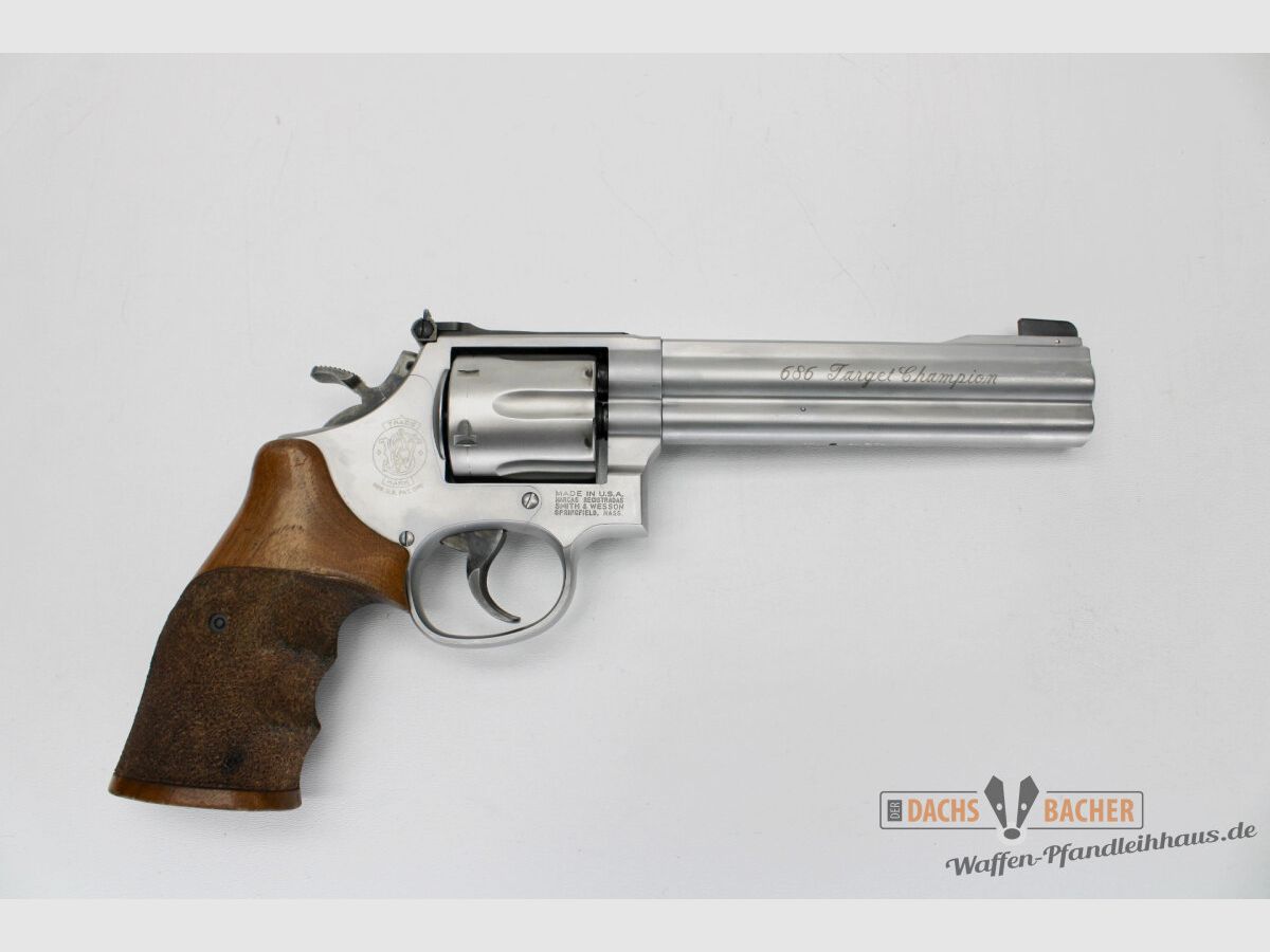 Revolver S&W Smith & Wesson Mod 686-4 686 Target Champion Kal. .357 Mag 6\" Lauf