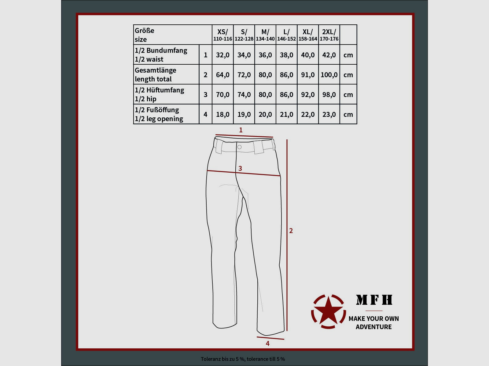 MFH US BDU Tarnhose Kinder 122/128 Woodland