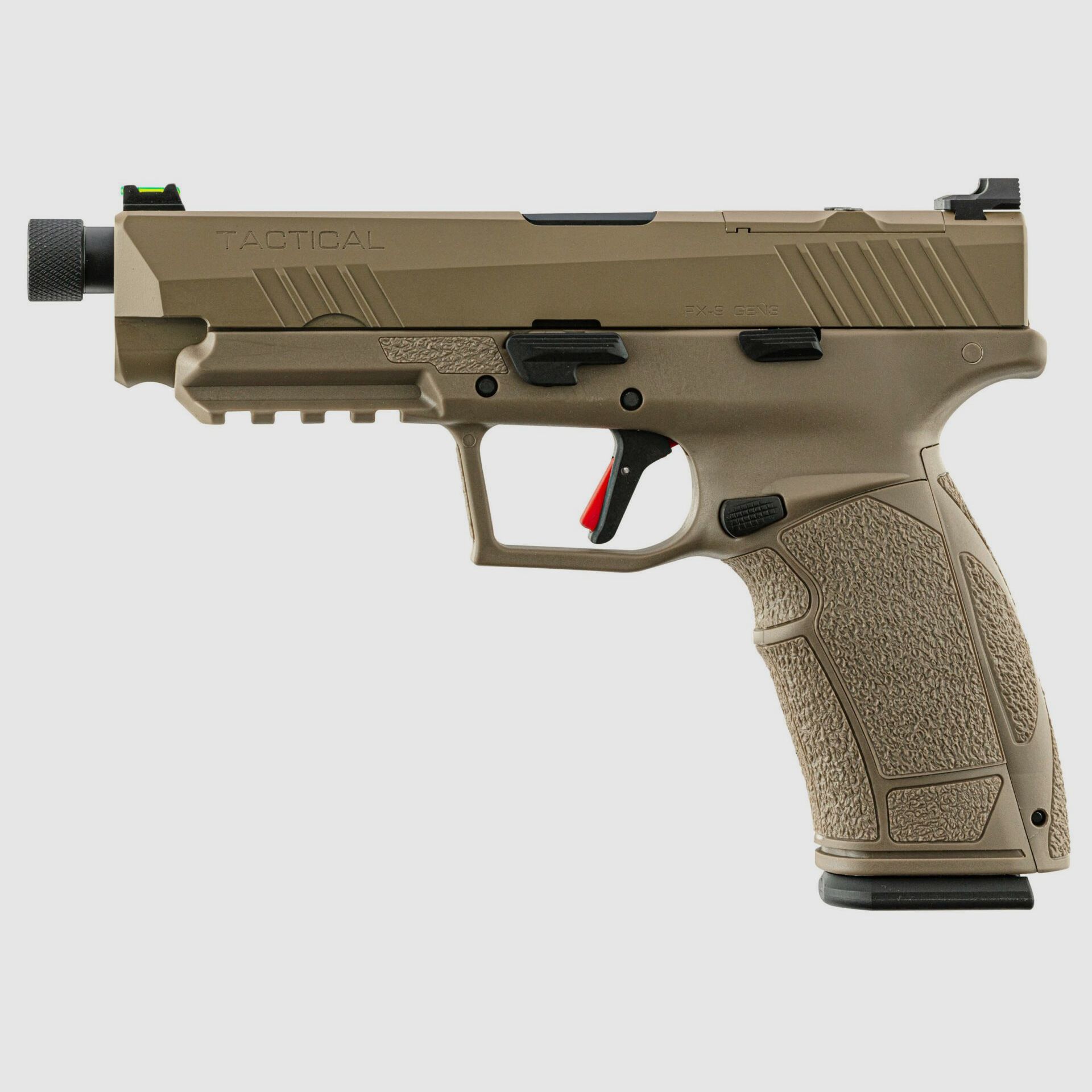 Pistolet TISAS PX-9 TACTICAL calibre 9×19 mm FDE Fileté, image 7 sur 10