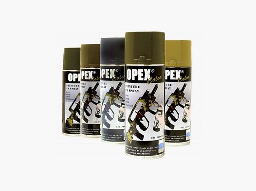 Pintura en spray Opexcolor 400ml. Negro Mate