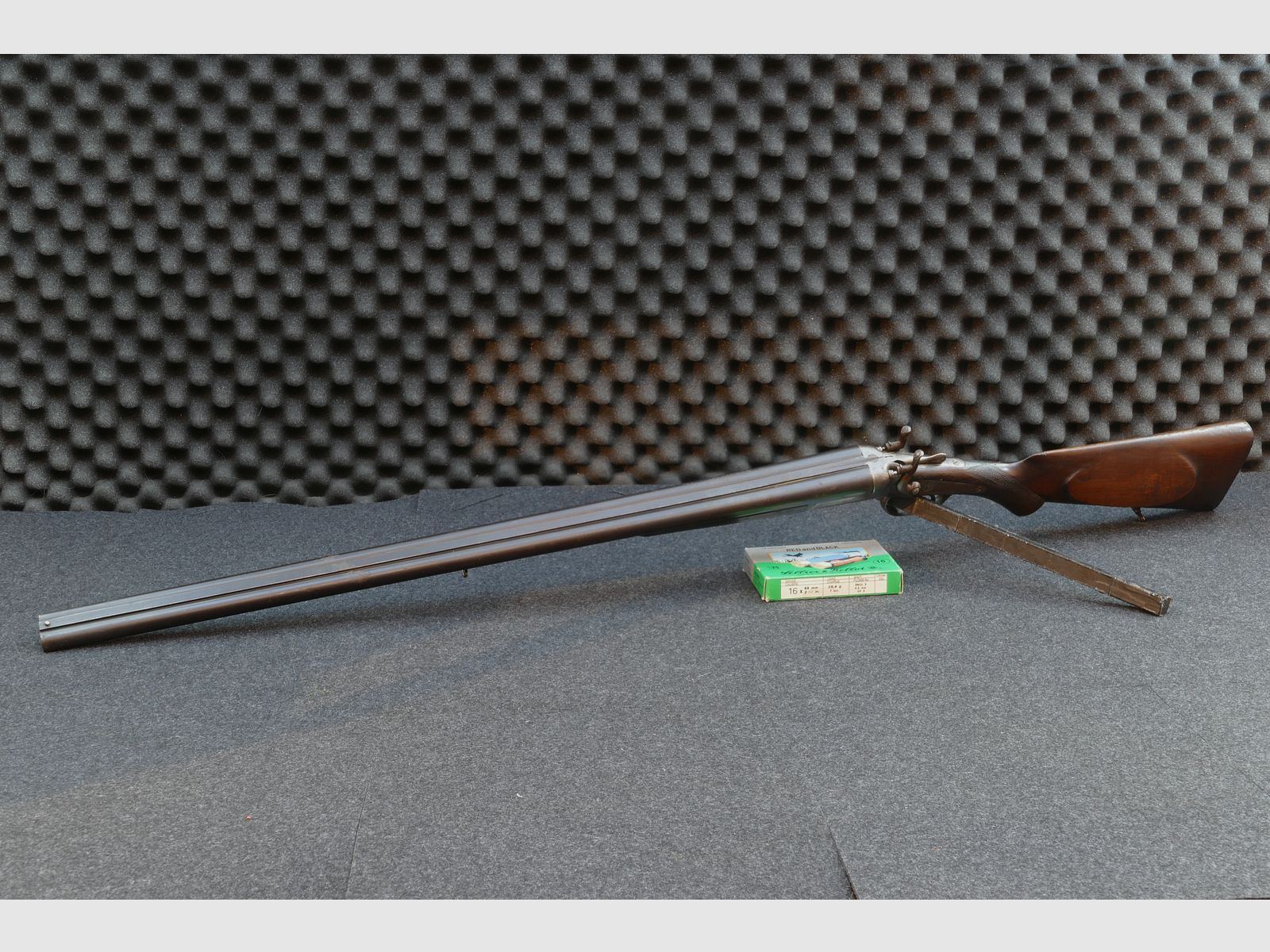 Fusil de chasse belge à double canon Clement Liège, calibre 16/65