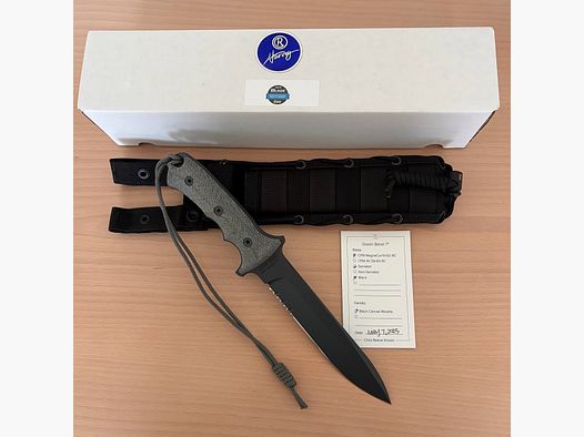 CHRIS REEVE Knives GREEN BERET parzialmente seghettato (seghettato)